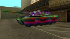 Веселенькая расцветка танка для GTA San Andreas