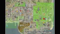 Новые значки карты для GTA San Andreas