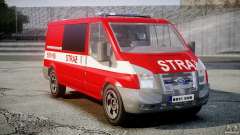 Ford Transit Polish Firetruck [ELS] для GTA 4