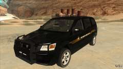 Dodge Caravan Sheriff 2008 для GTA San Andreas