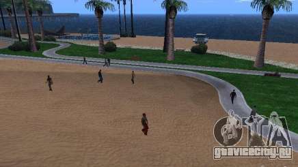 Новые текстуры пляжа v1.0 для GTA San Andreas