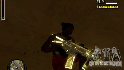 White and Black weapon pack для GTA San Andreas