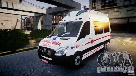 Mercedes-Benz Sprinter Iranian Ambulance [ELS] для GTA 4