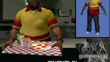 Новый продавец пиццы для GTA San Andreas