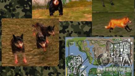 Wild Life Mod 0.1b Дикая Природа для GTA San Andreas