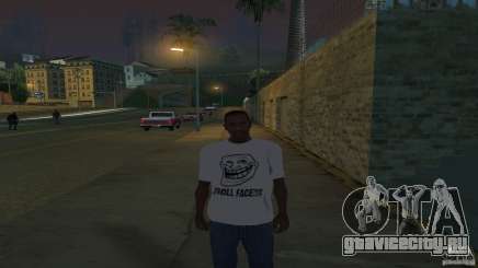 футболка Troll face для GTA San Andreas