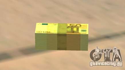 Euro money mod v 1.5 50 euros I для GTA San Andreas