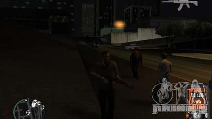 HUD и оружие из GTA IV для GTA San Andreas