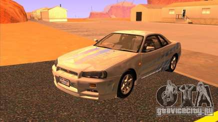 Nissan Skyline R34 Tunable для GTA San Andreas