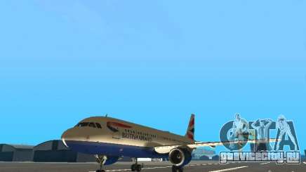 Airbus A320 British Airways для GTA San Andreas