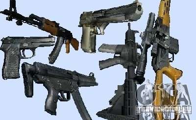 Max Payne 2 Weapons Pack v1 для GTA Vice City