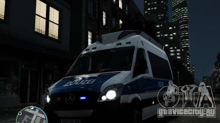 Mercedes Sprinter German Police для GTA 4
