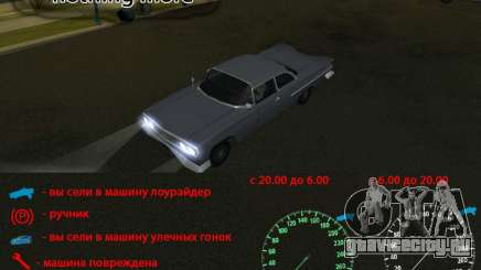 Speedometer nothing more для GTA San Andreas