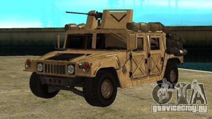Hummer H1 HMMWV with mounted Cal.50 для GTA San Andreas