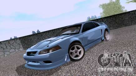 Ford Mustang SVT Cobra 2003 White wheels для GTA San Andreas