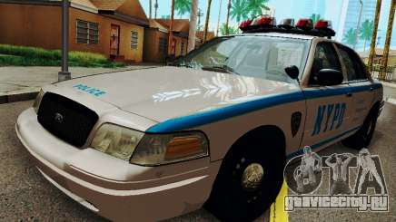 Ford Crown Victoria 2003 NYPD White для GTA San Andreas