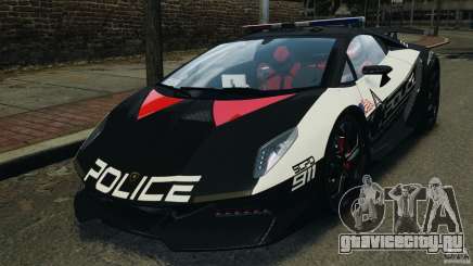Lamborghini Sesto Elemento 2011 Police v1.0 RIV для GTA 4