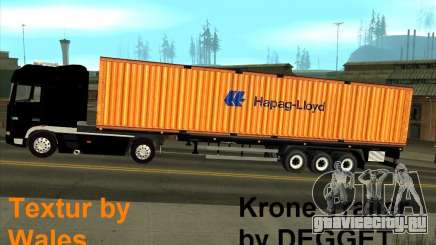 Krone Trailer Hapag-LLoyd для GTA San Andreas