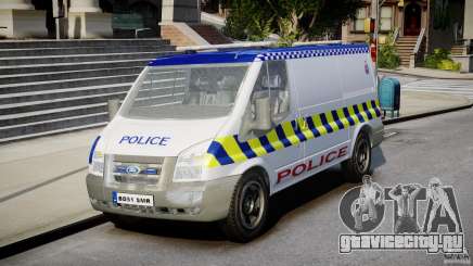 Ford Transit Polish Police [ELS] фургон для GTA 4