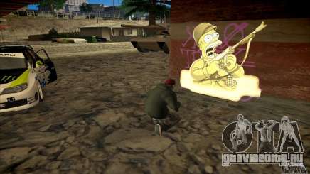 Simpson Graffiti Pack v2 для GTA San Andreas