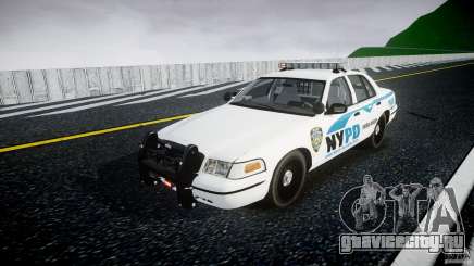 Ford Crown Victoria v2 NYPD [ELS] для GTA 4