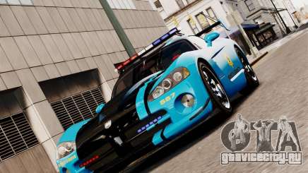 Dodge Viper SRT-10 ACR 2009 Police ELS для GTA 4