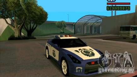 Nissan GTR35 Police Undercover для GTA San Andreas