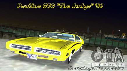 Pontiac GTO The Judge 1969 для GTA Vice City