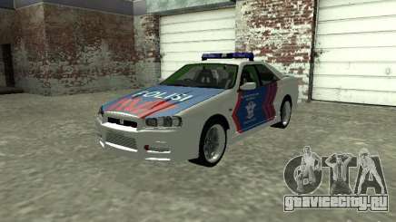 Nissan Skyline Indonesia Police для GTA San Andreas