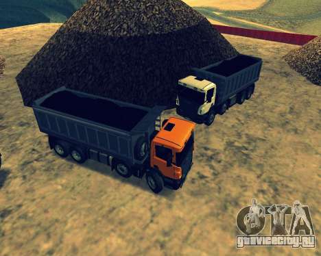 Scania P420 8X4 Dump Truck для GTA San Andreas