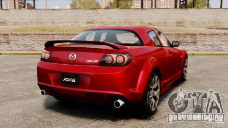 Mazda RX-8 R3 2011 для GTA 4