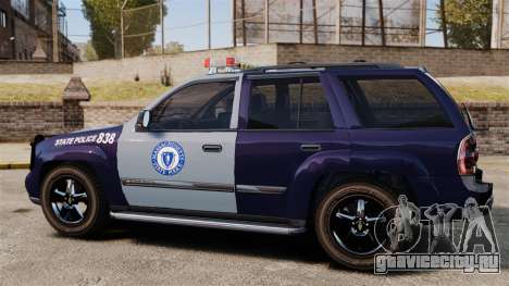 Chevrolet Trailblazer 2002 Massachusetts Police для GTA 4