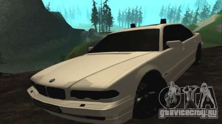 BMW 750iL E38 с мигалками для GTA San Andreas