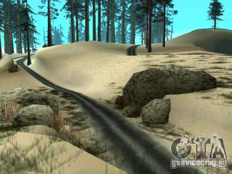 Зима v1 для GTA San Andreas