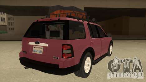 Ford Explorer 2011 для GTA San Andreas