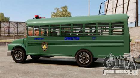 Тюремный автобус New York City для GTA 4