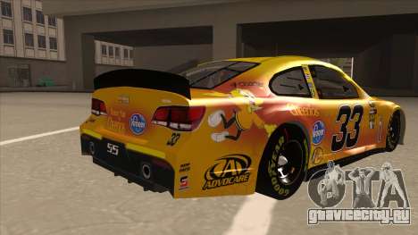 Chevrolet SS NASCAR No. 33 Cheerios для GTA San Andreas