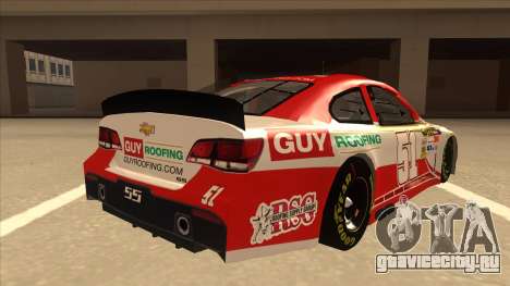 Chevrolet SS NASCAR No. 51 Guy Roofing для GTA San Andreas