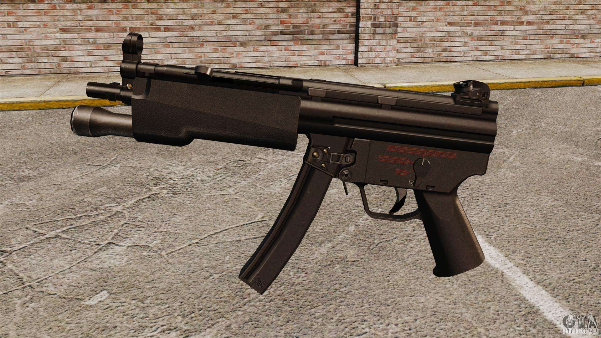 Пистолет-пулемёт HK MP5.