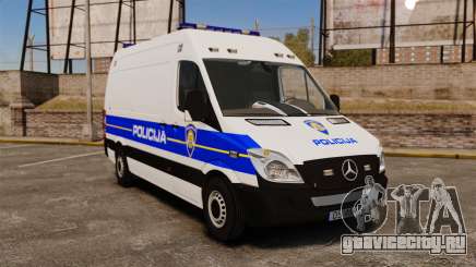 Mercedes-Benz Sprinter Croatian Police v2 [ELS] для GTA 4