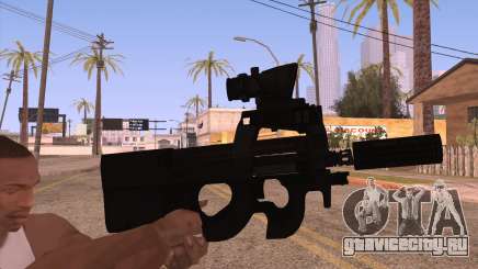 P90 ACOG с фонариком для GTA San Andreas