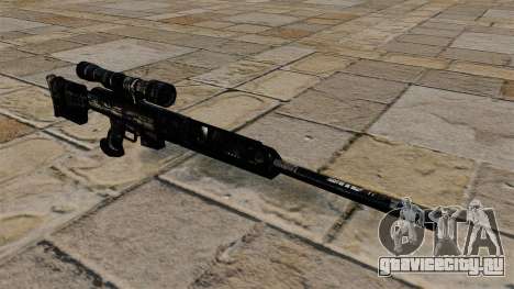 Снайперская винтовка в тёмно-синем камуфляже для GTA 4