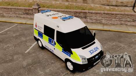 Ford Transit 2013 Police [ELS] для GTA 4