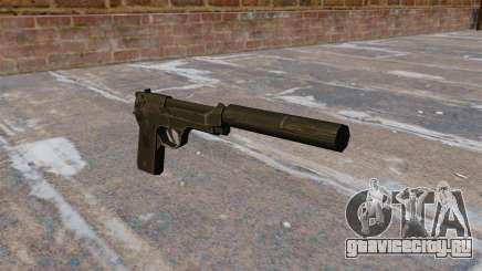 Самозарядный пистолет M9 с глушителем для GTA 4