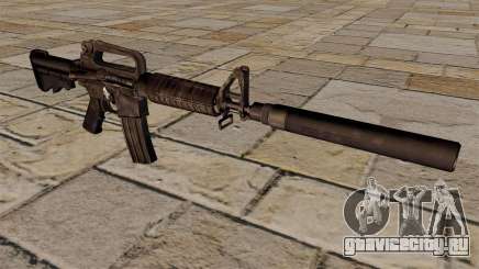 Автомат M4 SMG с глушителем для GTA 4