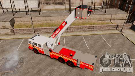 MTL Firetruck Tower Ladder [ELS-EPM] для GTA 4