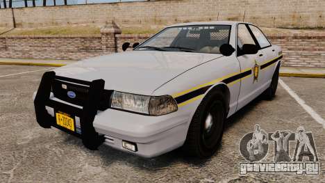 GTA V Vapid Police Cruiser Scheriff [ELS] для GTA 4