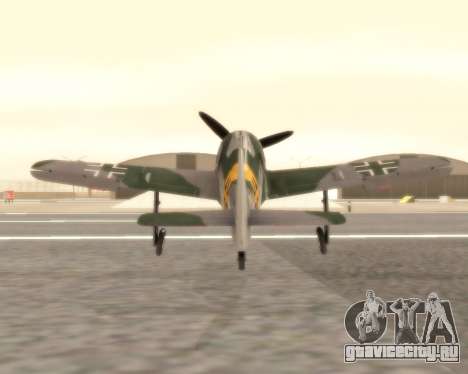 Focke-Wulf FW-190 F-8 для GTA San Andreas