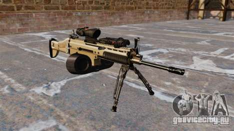 Штурмовой автомат FN SCAR-L C-Mag для GTA 4