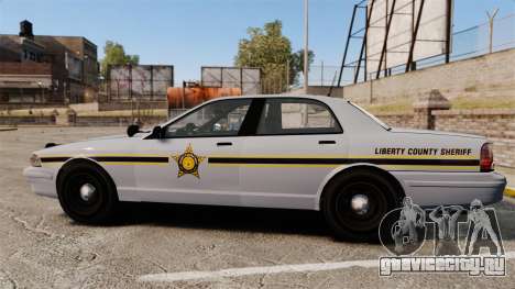 GTA V Vapid Police Cruiser Scheriff [ELS] для GTA 4